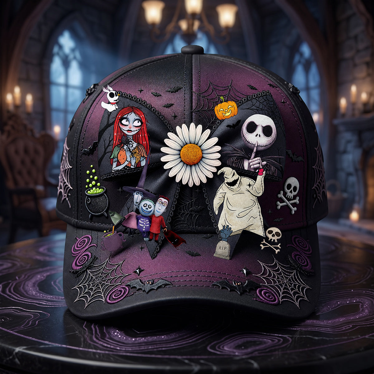 Spooky Skeleton Classic Cap - Personalized Gifts For Movie Lovers 02nata070826