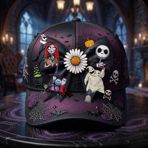 Spooky Skeleton Classic Cap - Personalized Gifts For Movie Lovers 02nata070826