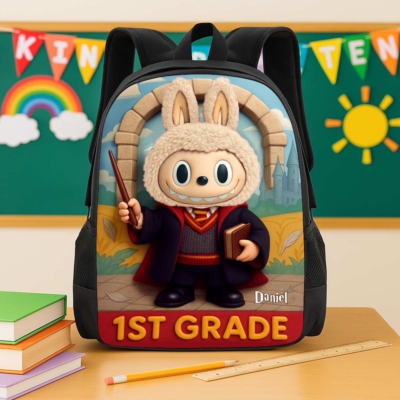 Fantasy Monster School Bag- Personalized Gifts For Kids 03nalu010825