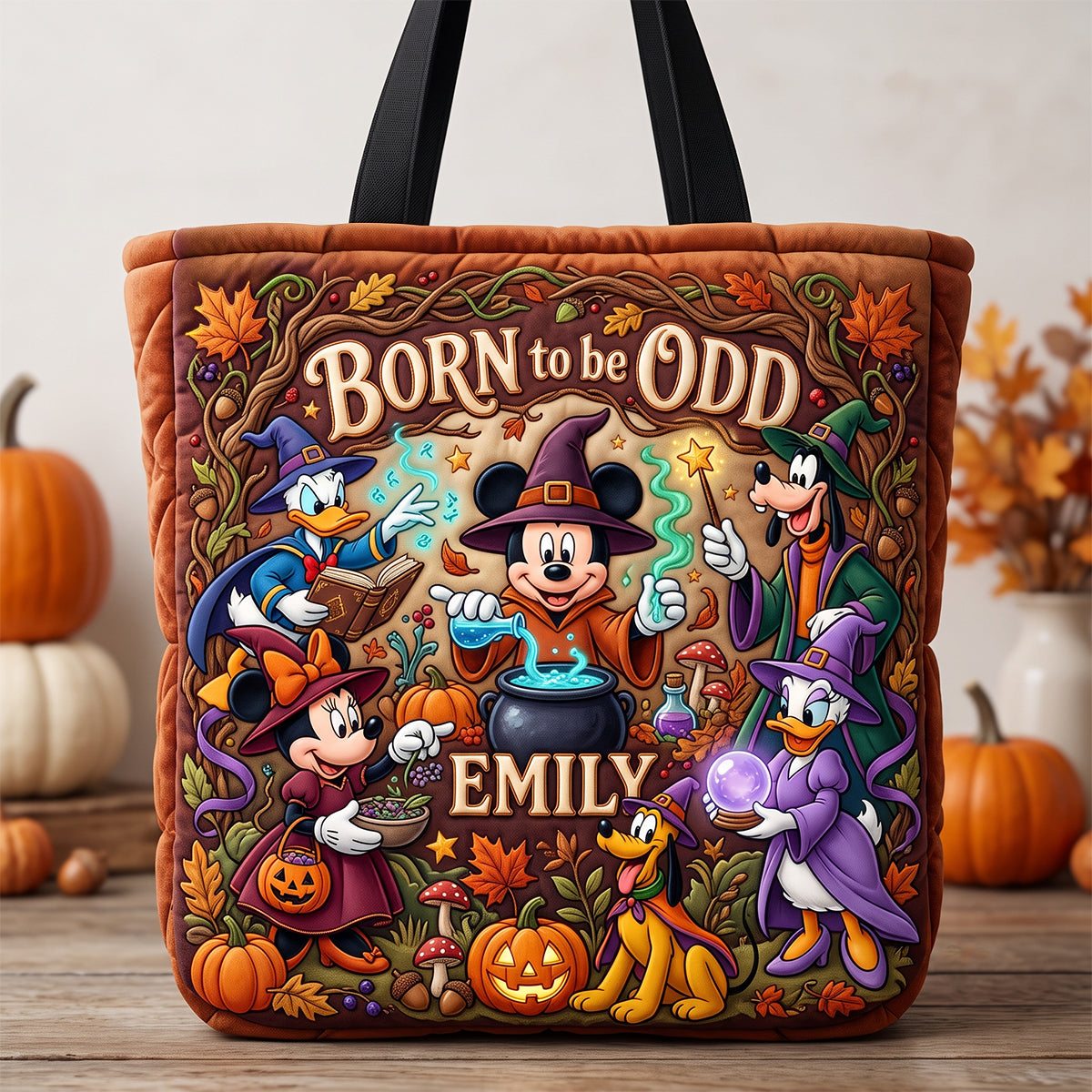 Born To Be Odd Tote Bag - Personalized Gifts For Witch Lover Tote Bag 01PATN290726