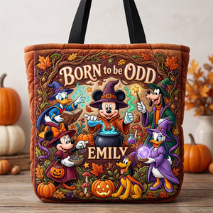 Born To Be Odd Tote Bag - Personalized Gifts For Witch Lover Tote Bag 01PATN290726
