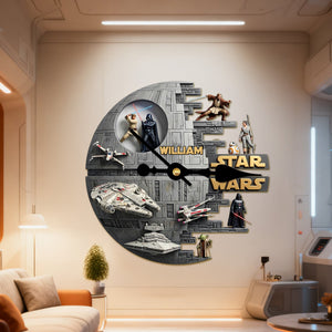 Universe Hanging Wall Clock Personalized Gifts 01KIMG240126