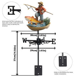 (Shao) 2 mặt - Personalized Gifts For here Metal Weather Vane Quote/Design Mã-Homacus