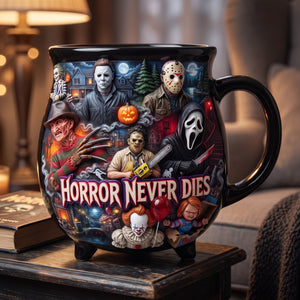 Halloween Villain Ceramic Cauldron Mug - Personalized Gifts For Halloween Cauldron Mug 04TYQN180826