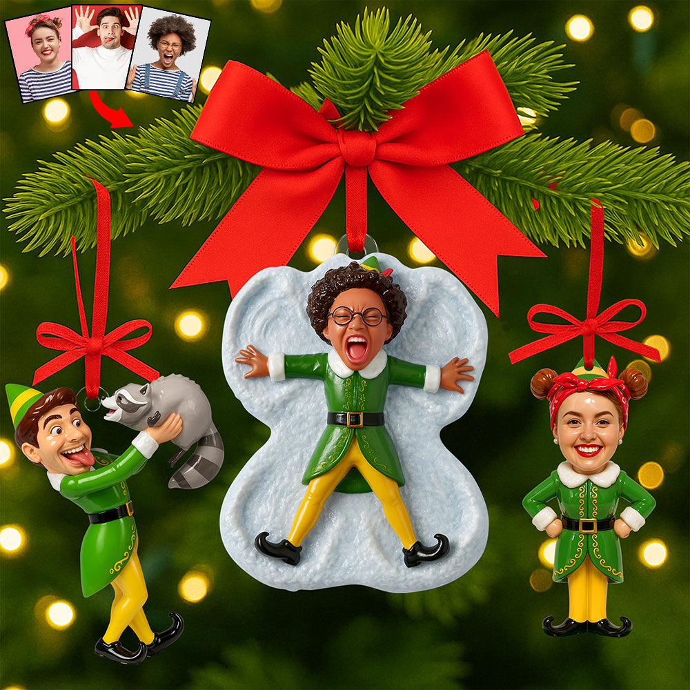 Fun Character Christmas Ornament - Custom Photo Gifts For Movie Fans 04huqn260825