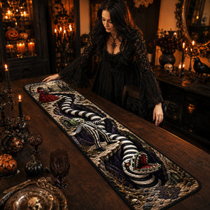 Creepy Sandworm Table Runner - Personalized Gift For Horror Lovers 06HADT180826