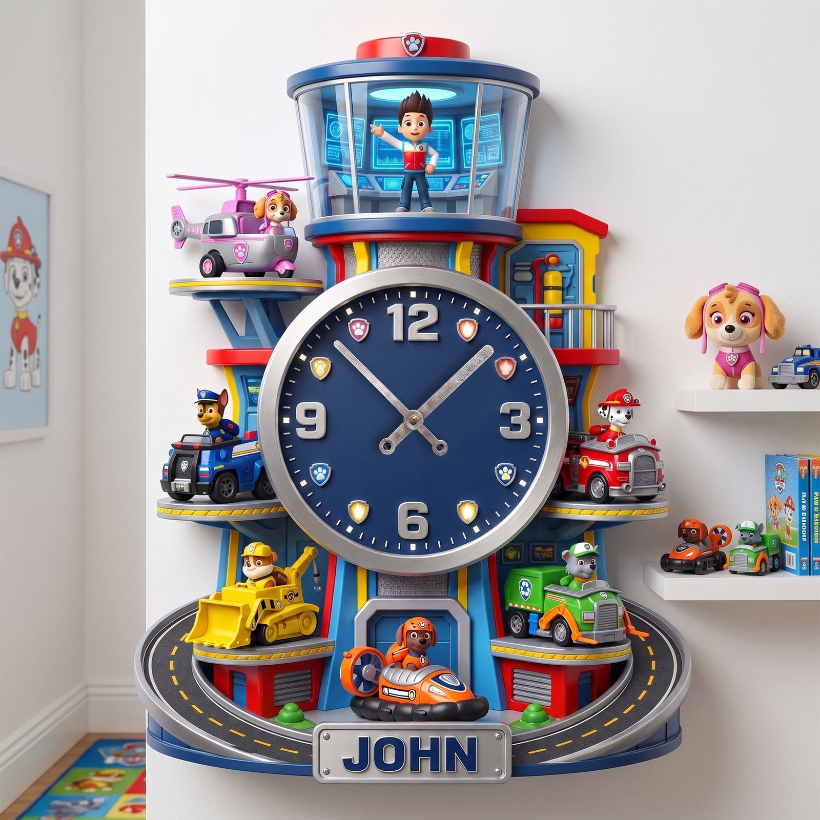 Back To School Gifts For Kids - Personalized Acrylic Hanging Wall Clock 05halu270726