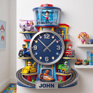Back To School Gifts For Kids - Personalized Acrylic Hanging Wall Clock 05halu270726