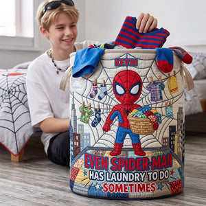 Funny Quilted Laundry Basket - Personalized Gifts For Kids 01HUTA040826