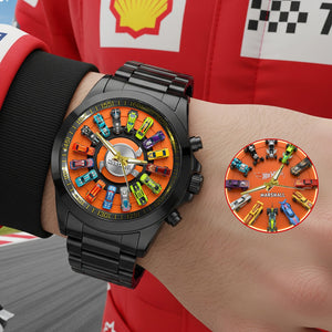 Speed Racer Men's Watch - Personalized Gifts For Car Lovers 01namg290725