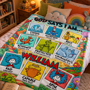 God Say I Am Faithful Blanket - Personalized Gifts For Christian Blanket 01PADT040826