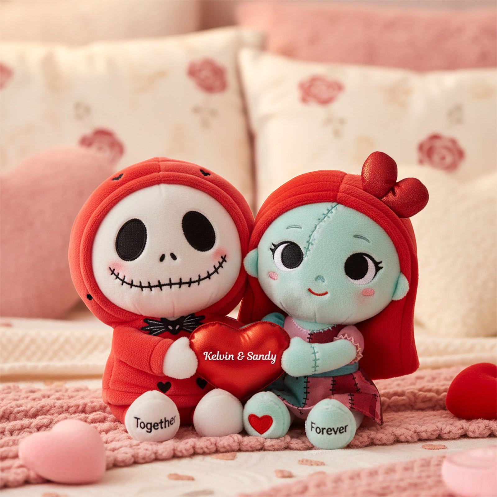 Romantic Couple Pillow  - Personalized Gifts For Couple 03pgmg241125