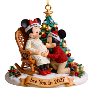 Sweet Expecting Parents Christmas Ornament – Personalized Pregnancy Gift 11PGQN221026