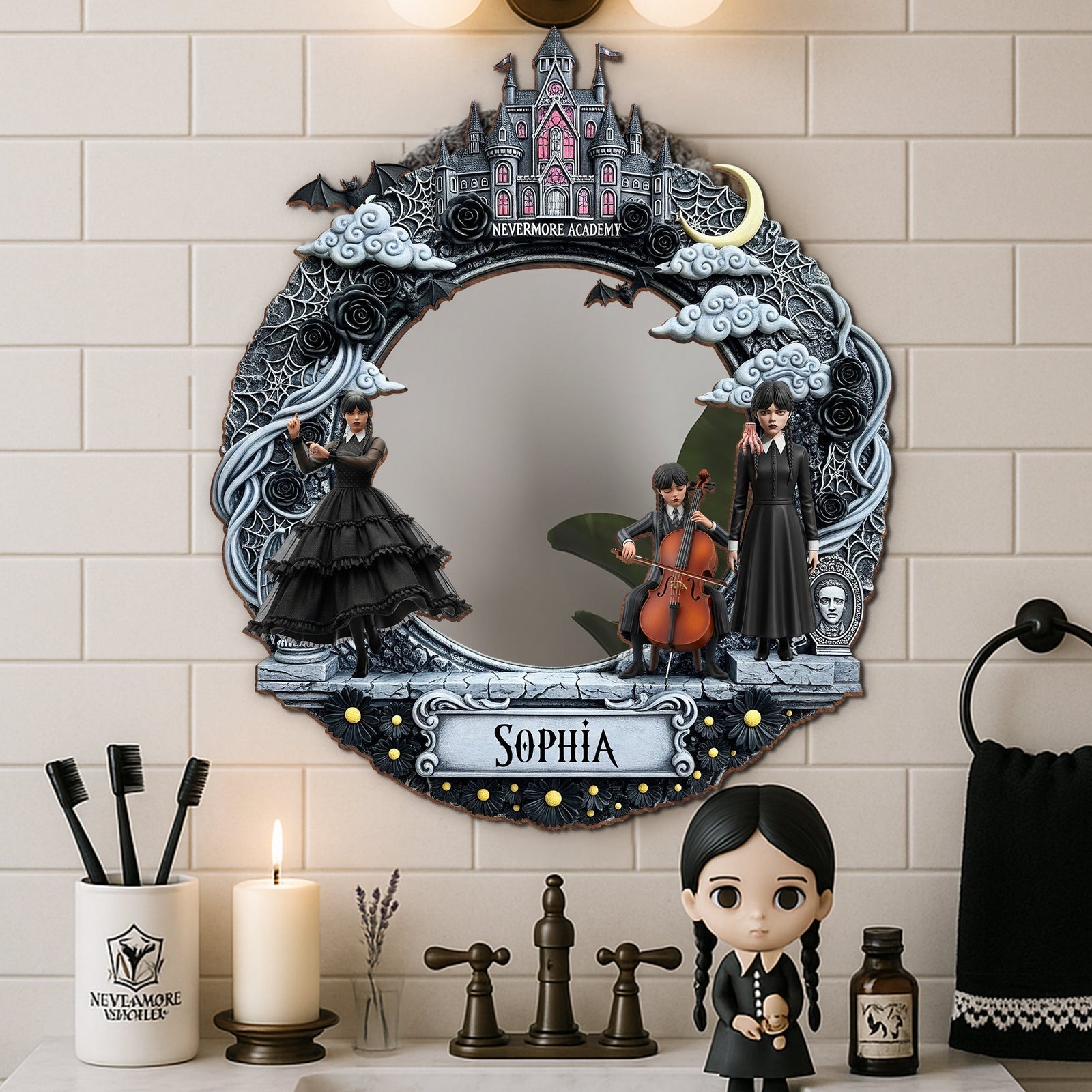 Personalized Spooky Gifts For Movie Fans Mirror 04natn230725 - Mirror - GoDuckee