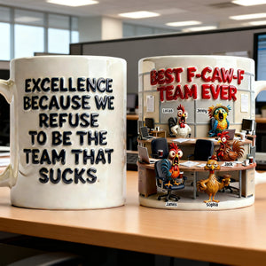 Office Worker Coffee Mug - Personalized Gifts For Coworkers 04natn291225