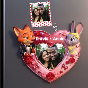 Romantic Love Fridge Magnet - Custom Photo Gifts For Couples 06TOMG271125