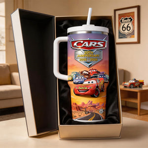 20th Anniversary Handle Tumbler - Personalized Gifts 01NAMG030326