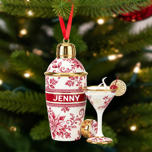 Personalized Gifts For Bartenders Christmas Ornament 04pgtn151025