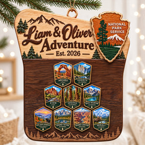 Couple National Park Travel Christmas Ornament - Personalized Gifts For Couple 02nadt250926