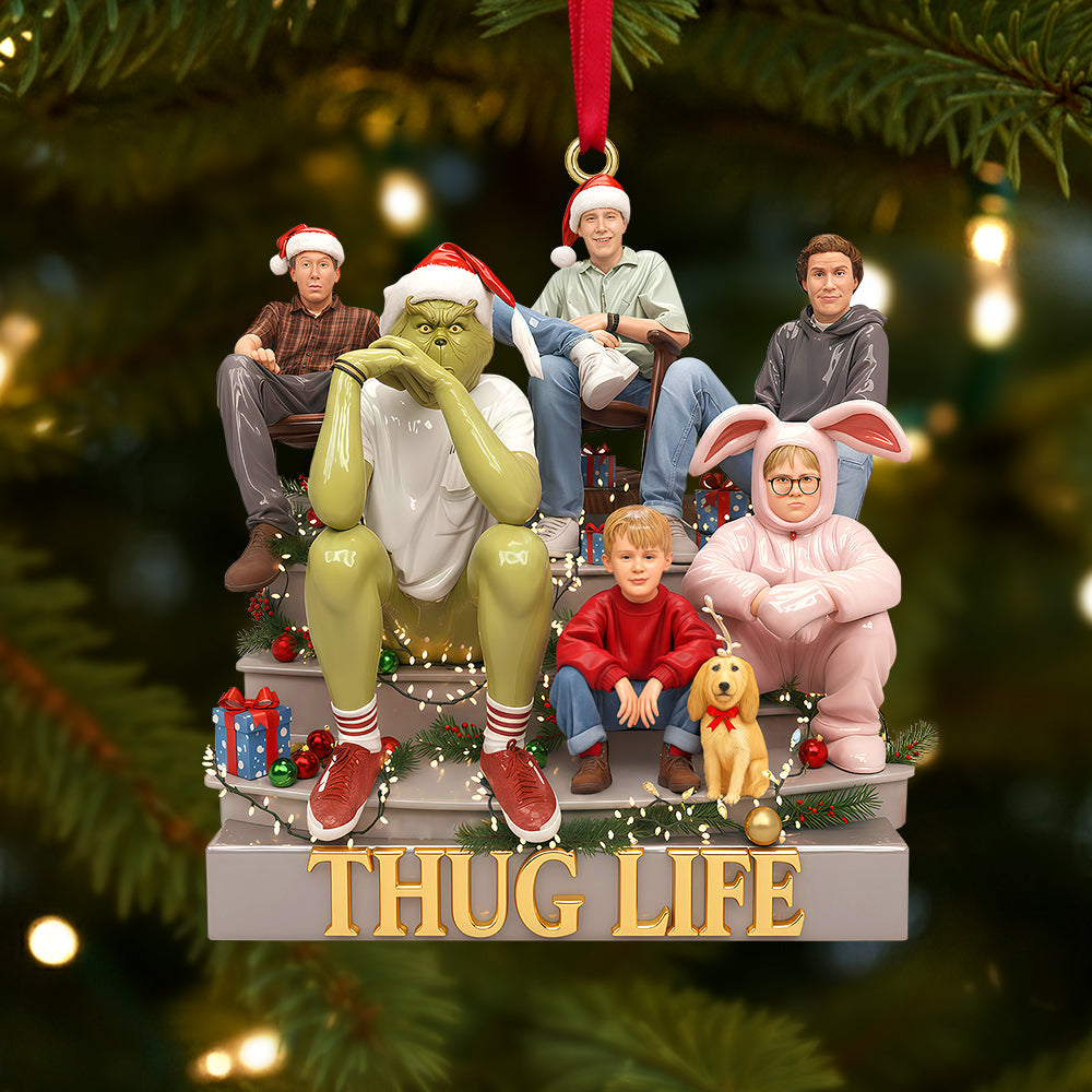 Funny Holiday Squad Ornament - Personalized Gift For Christmas 01OHTN031125