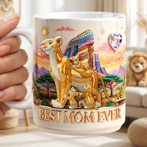 Wild Mama Love Coffee Mug - Personalized Gifts For Mom 01OHQN130426