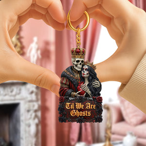 Skeleton Couple Keychain - Personalized Gifts For Couple 03huqn091225