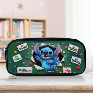 Cute Alien Ready For Class Pencil Case - Personalized Gifts For Kids 04TGLU300725
