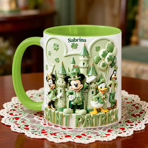 St. Patrick Accent Mug - Personalized Patrick's Day Gifts 03pata070226