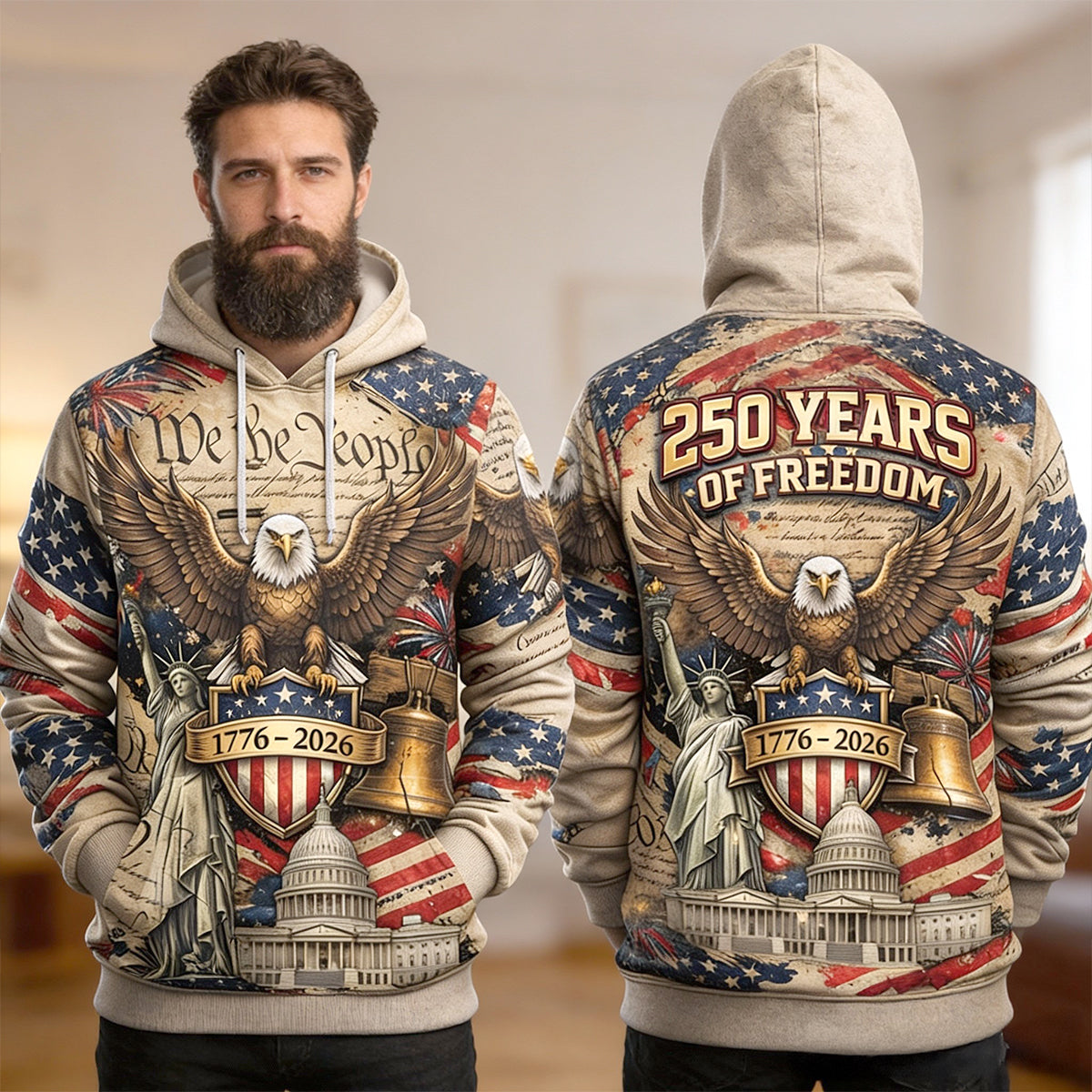 250th Anniversary 3D Shirt – Personalized Gifts For Patriots 02hutn280126
