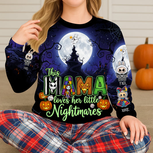 Mother's Of Little Nightmares Ugly Sweater - Personalized Gifts For Mom 01HULU300825