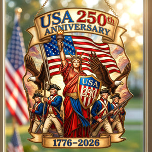 USA 250th Anniversary Suncatcher Ornament – Gifts For Patriots 01paqn060326