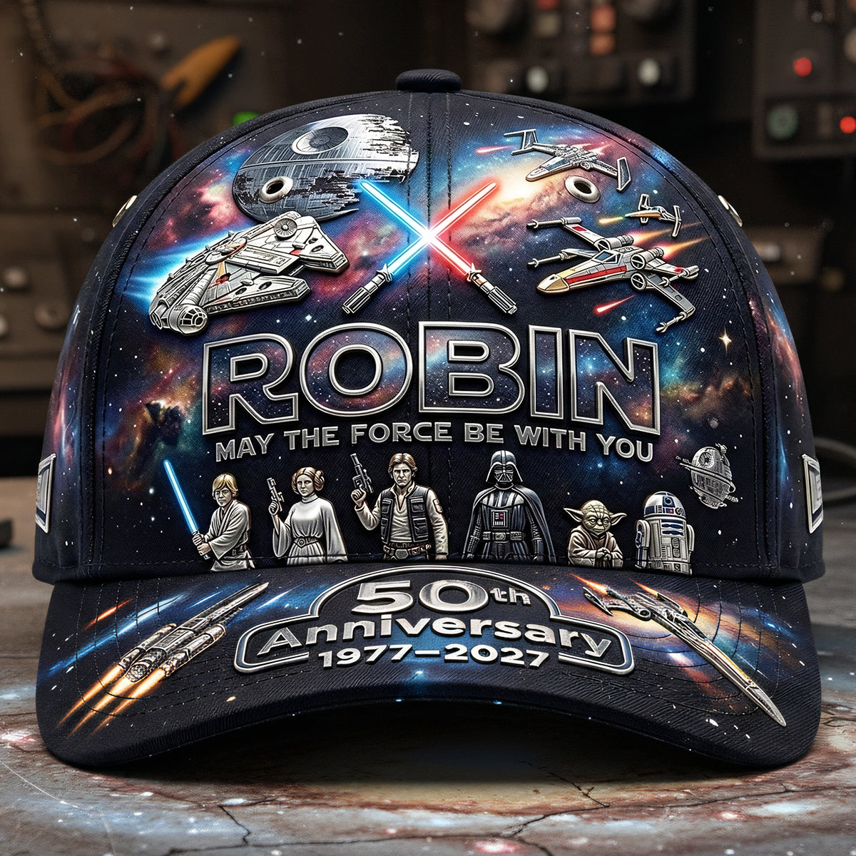 50th Anniversary Cosmic Classic Cap - Personalized Gifts For Cosmic Lovers 03pata100326