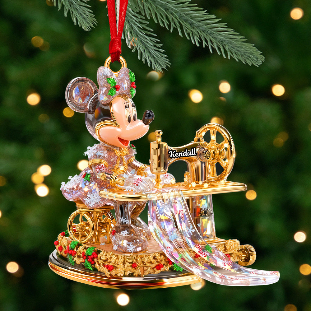 Gemstones Sewing Christmas Ornament Personalized Gifts For Sewing Lovers 02TGMG030925