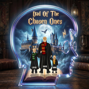 Dad Of The Chosen Ones Acrylic Light Box - Personalized Gifts For Dad 03natn110526