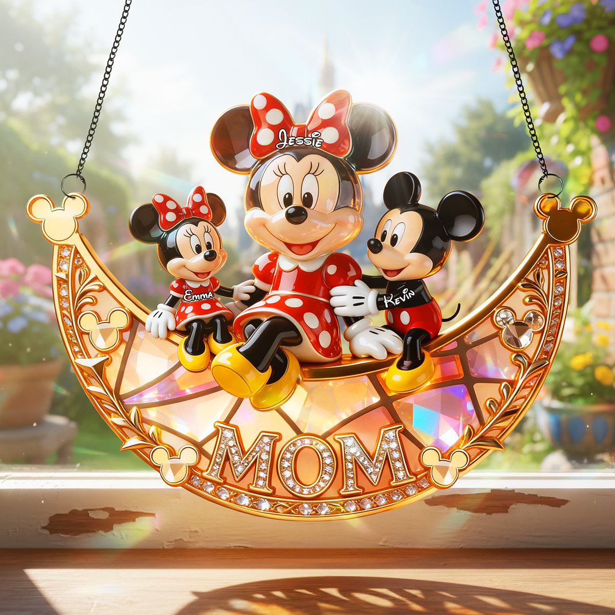 Love Mom Suncatcher - Personalized Gifts For Mothers 01kita260326
