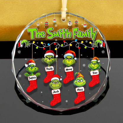 Personalized Gifts For Family Christmas Ornament 02ohpu101024 - Ornament - GoDuckee