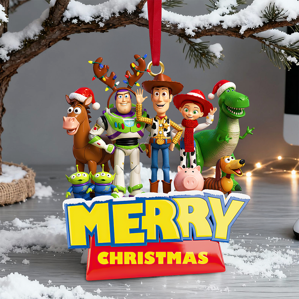 Playful Animated Characters Ornament Personalized Gifts For Christmas 02hudt051125