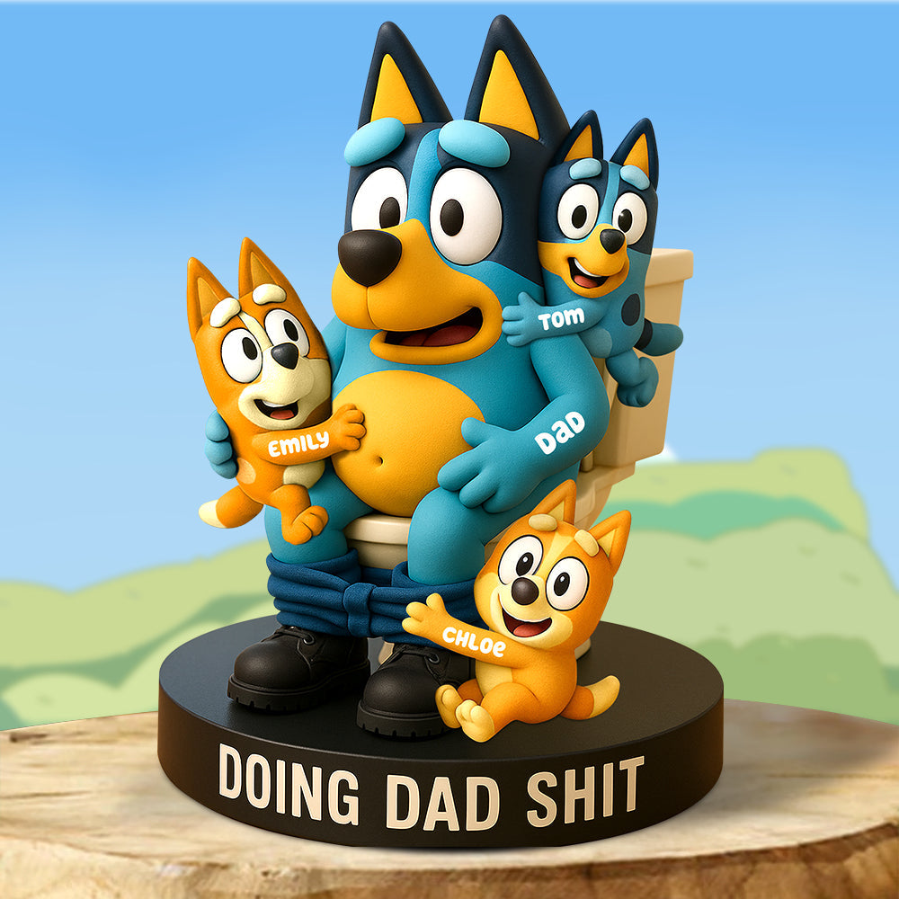 Doing Dad Sh** Plaque - Personalized Gifts For Dad 02ohdt100525-Homacus