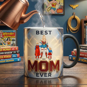 Best Mom Magic Ceramic Coffee Mug - Personalized Gifts For Mom 04natn200326