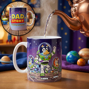 Dad’s Greatest Adventure Coffee Mug -  Personalized Gift For Dads 02NADH040526