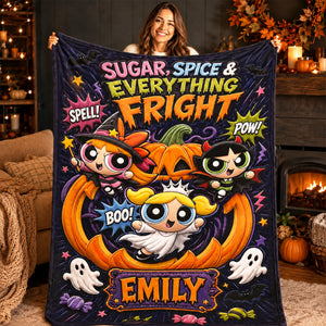 Cute But Spooky Club Blanket - Personalized Halloween Gifts For Girls 02HAQN240826