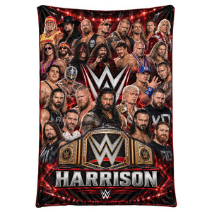 Legends Blanket - Personalized Gifts For Wrestling Lovers 05naqn120926