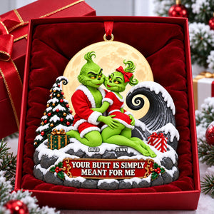 Funny Naughty Couple Xmas Ornament - Personalized Gifts For Couple 06OHTN191026