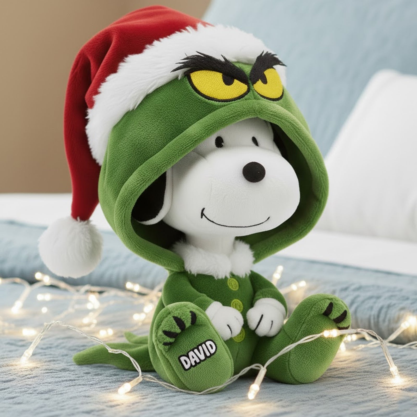 Cute Character Personalized Christmas Gifts For Kids Custom Shape Pillow 01hutn121125