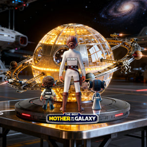 Space Adventure Mom Light Box - Personalized Gift For Mom 02OHLU270226