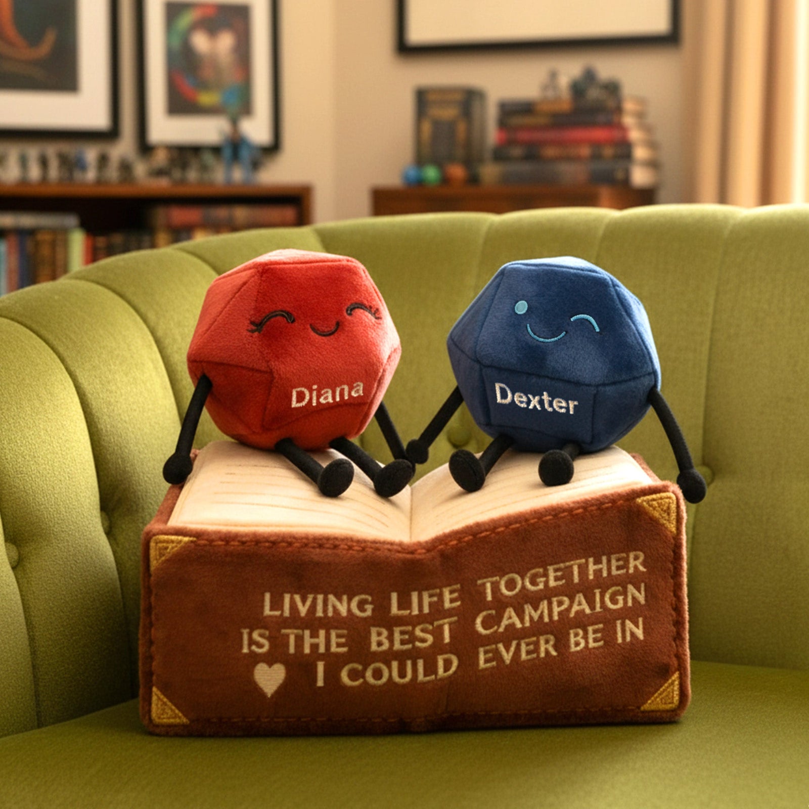Fantasy Couple Custom Shape Pillow, Personalized GIfts For Game Nerd 04QHMG141125