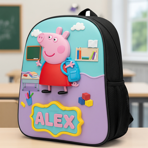 Cute Cartoon Character Backpack - Personalized Gifts For Kids Back To School 05QHLU040825