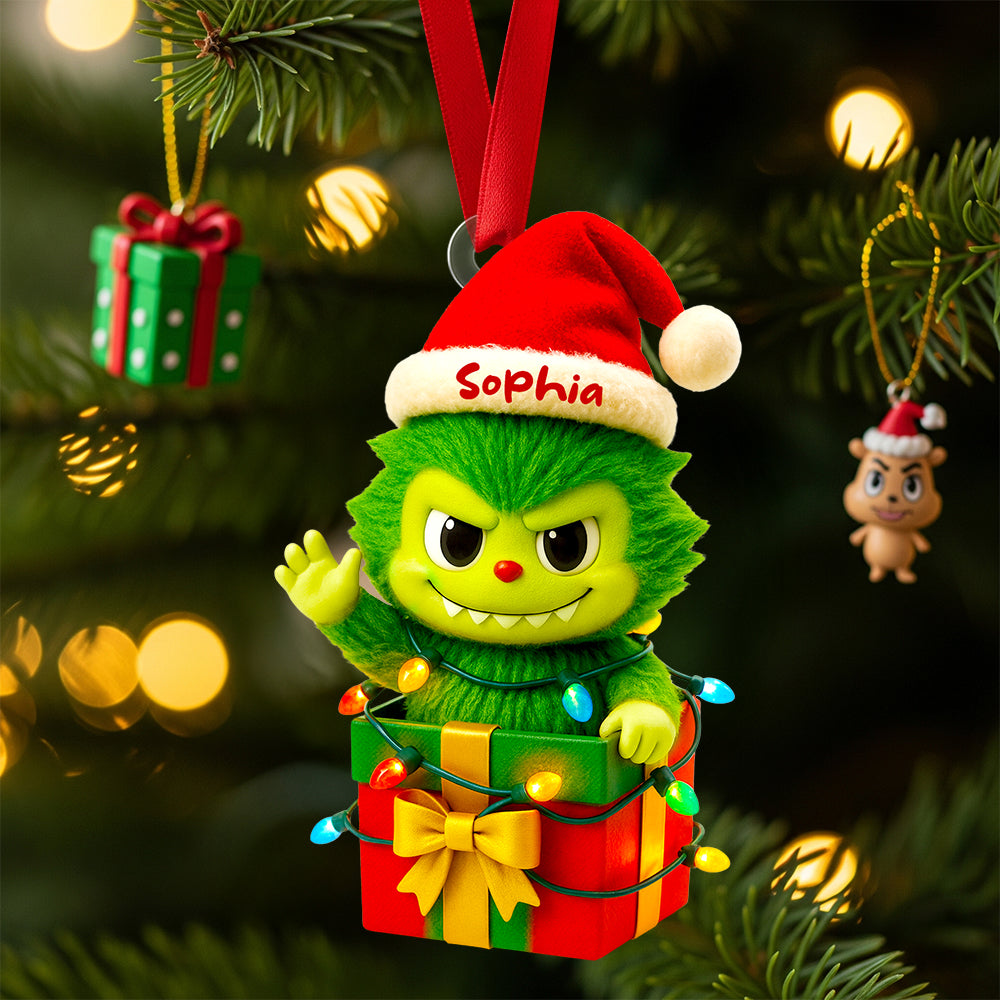 Santa’s Little Ornament Personalized Christmas Gifts 03PGDT180825