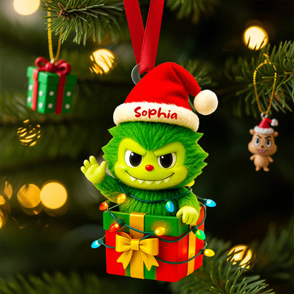 Santa’s Little Ornament Personalized Christmas Gifts 03PGDT180825