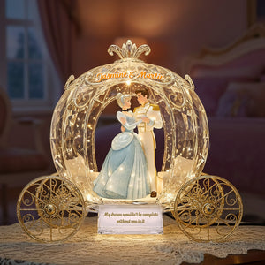 Romantic Fairytale Couple Light Box - Personalized Gifts For Couple 07kimg161225